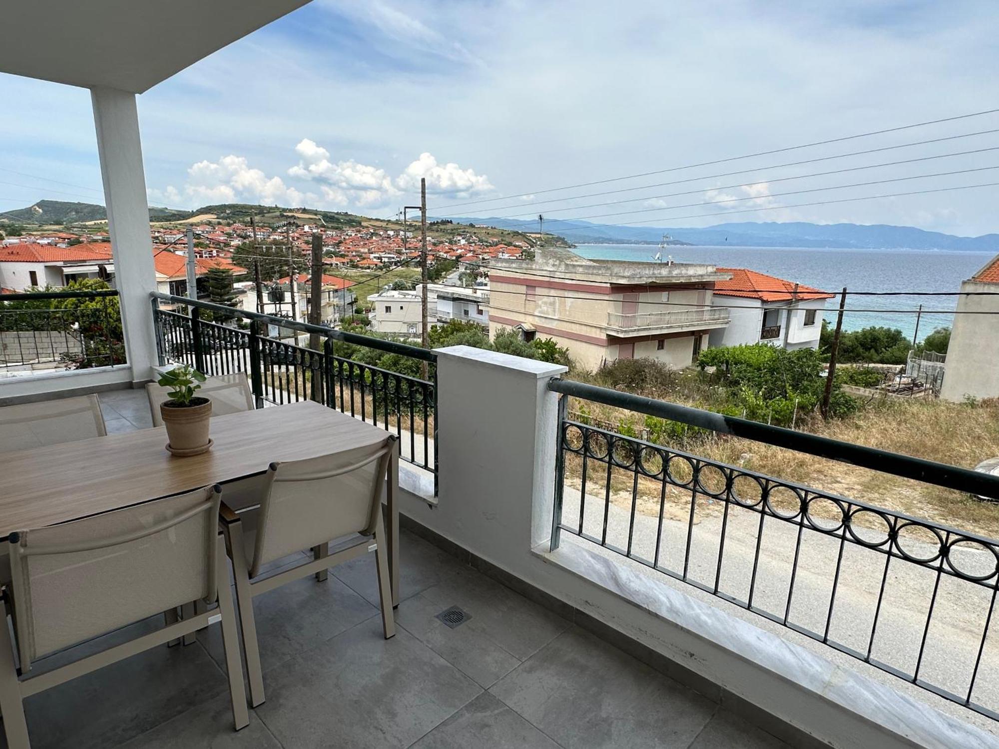 Villa Eleni Greece - Wonderful Sea View Studios Nea Roda Ngoại thất bức ảnh